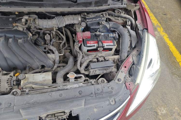 Used Nissan Tiida 2011 1.6L CVT Comfort Model Engine Bay Left