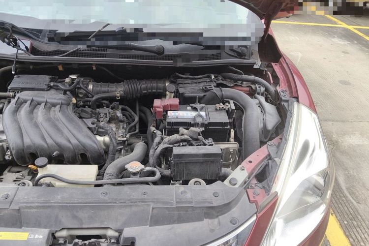 Used Nissan Tiida 2011 1.6L CVT Comfort Model Engine Bay Left