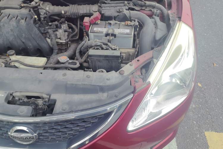 Used Nissan Tiida 2011 1.6L CVT Comfort Model Engine Bay Left