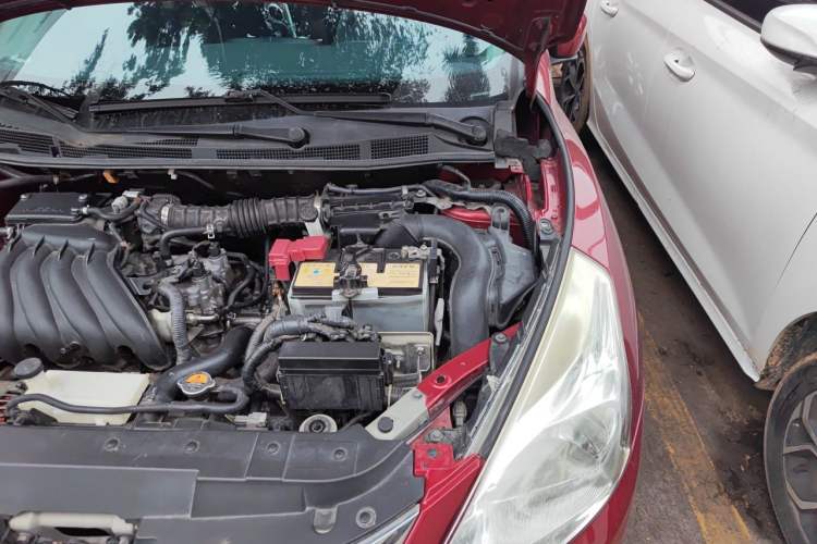 Used Nissan Tiida 2011 1.6L CVT Comfort Model Engine Bay Left