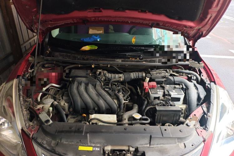 Used Nissan Tiida 2011 1.6L CVT Comfort Model Engine Bay