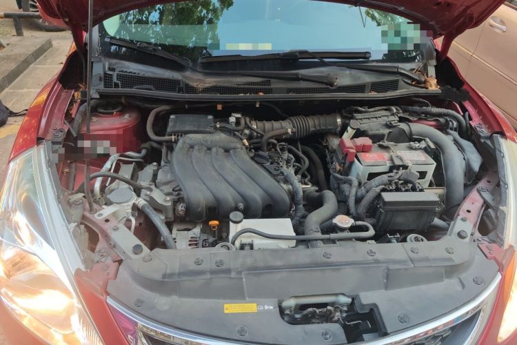 Used Nissan Tiida 2011 1.6L CVT Comfort Model Engine Bay