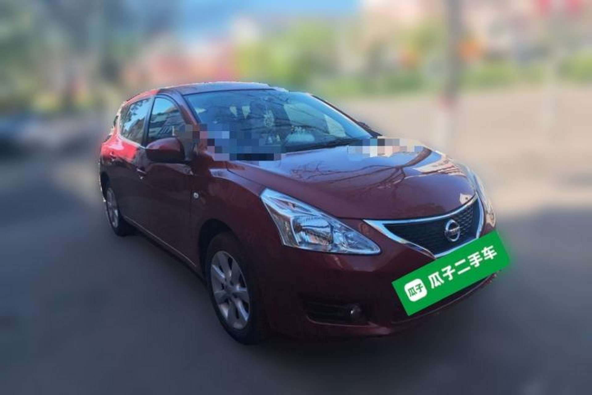 Used Nissan Tiida 2011 1.6L CVT Smart Version Front Right 45 Deg