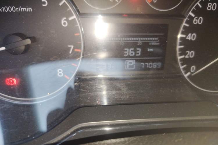 Used Nissan Tiida 2011 1.6L CVT Comfort Model Odometer Close Up