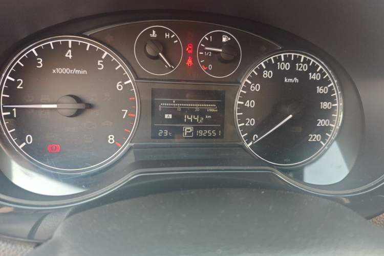 Used Nissan Tiida 2011 1.6L CVT Comfort Model Odometer Close Up