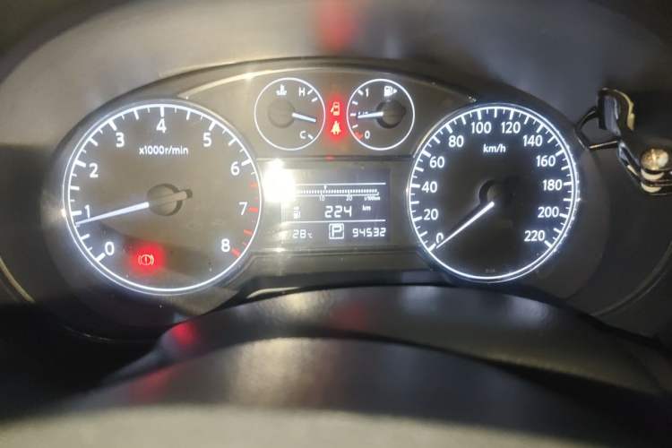 Used Nissan Tiida 2011 1.6L CVT Comfort Model Odometer Close Up