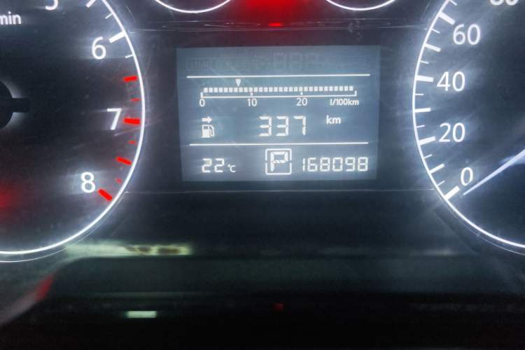 Used Nissan Tiida 2011 1.6L CVT Comfort Model Odometer Close Up