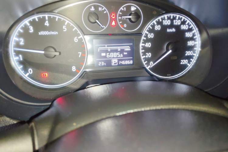 Used Nissan Tiida 2011 1.6L CVT Comfort Model Odometer Close Up