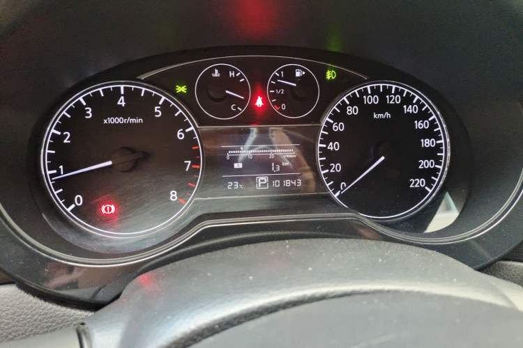 Used Nissan Tiida 2011 1.6L CVT Comfort Model Odometer Close Up
