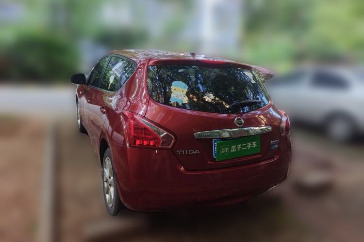 Used Nissan Tiida 2011 1.6L CVT Smart Version Rear Left 45 Deg