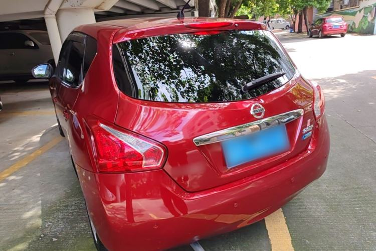 Used Nissan Tiida 2011 1.6L CVT Comfort Model Rear Left 45 Deg