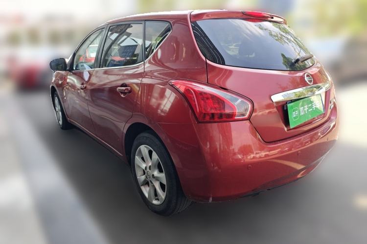 Used Nissan Tiida 2011 1.6L CVT Smart Version Rear Left 45 Deg