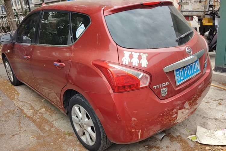 Used Nissan Tiida 2011 1.6L CVT Smart Version Rear Left 45 Deg