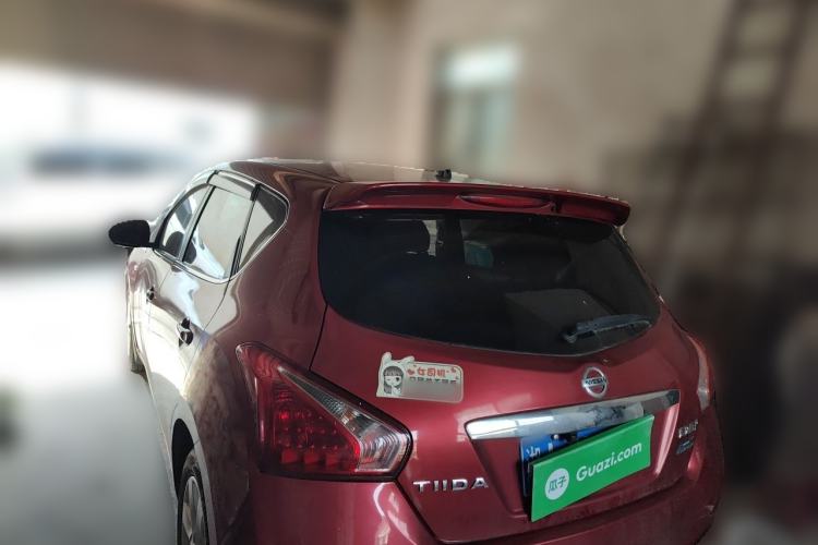 Used Nissan Tiida 2011 1.6L CVT Smart Version Rear Left 45 Deg