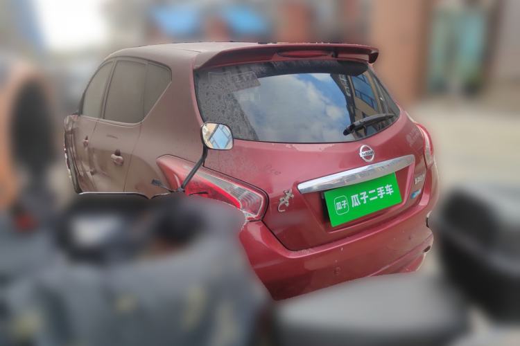 Used Nissan Tiida 2011 1.6L CVT Smart Version Rear Left 45 Deg