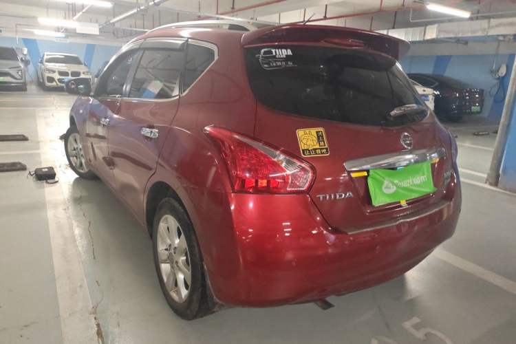 Used Nissan Tiida 2011 1.6L CVT Smart Version Rear Left 45 Deg
