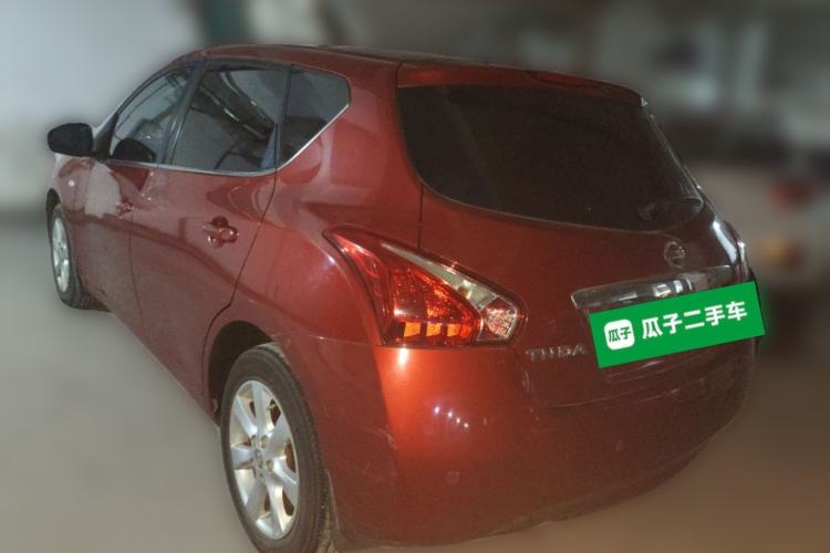 Used Nissan Tiida 2011 1.6L CVT Smart Version Rear Left 45 Deg