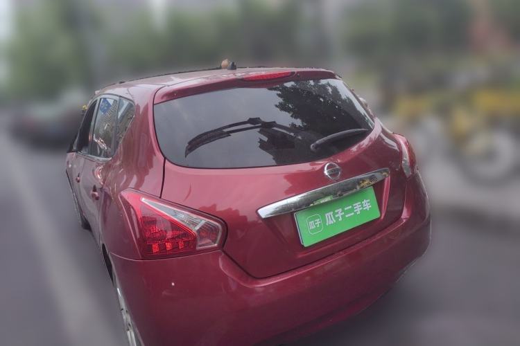 Used Nissan Tiida 2011 1.6L CVT Smart Version Rear Left 45 Deg