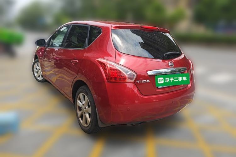 Used Nissan Tiida 2011 1.6L CVT Smart Version Rear Left 45 Deg