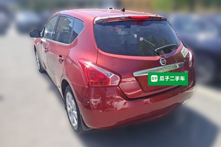 Used Nissan Tiida 2011 1.6L CVT Smart Version Rear Left 45 Deg