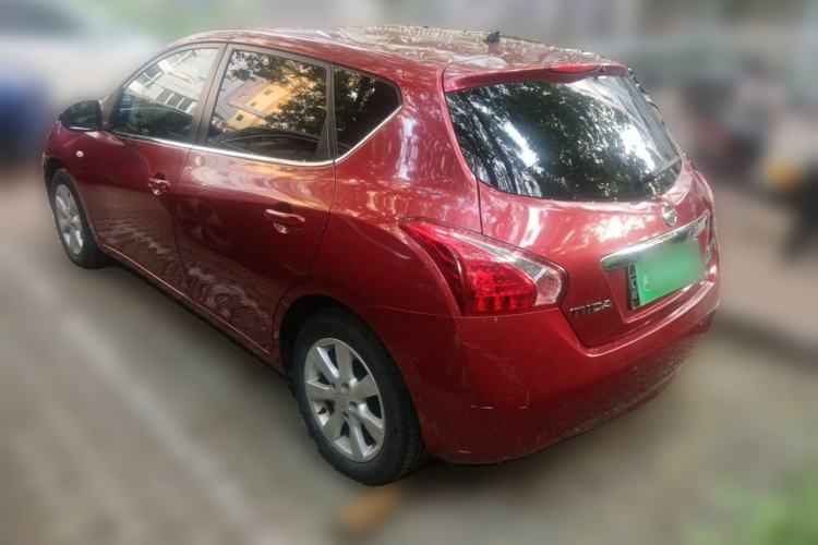 Used Nissan Tiida 2011 1.6L CVT Smart Version Rear Left 45 Deg