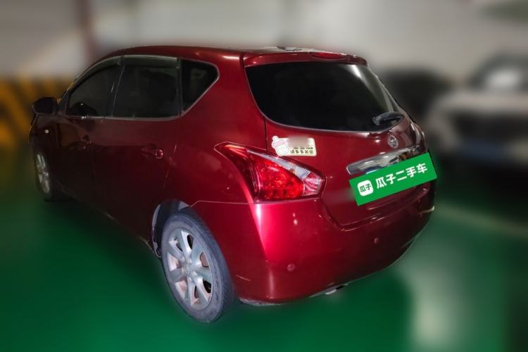 Used Nissan Tiida 2011 1.6L CVT Smart Version Rear Left 45 Deg