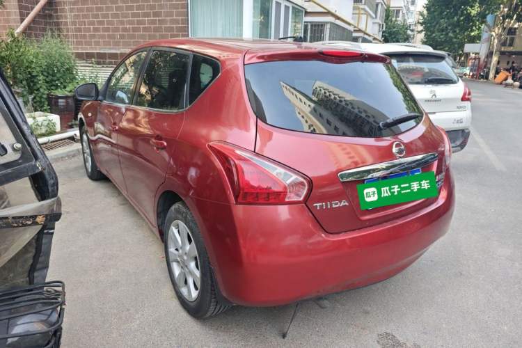 Used Nissan Tiida 2011 1.6L CVT Smart Version Rear Left 45 Deg