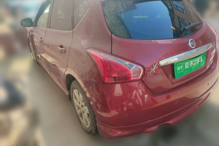 Used Nissan Tiida 2011 1.6L CVT Smart Version Rear Left 45 Deg