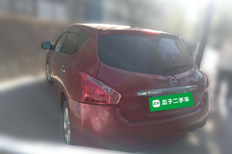 Used Nissan Tiida 2011 1.6L CVT Smart Version Rear Left 45 Deg