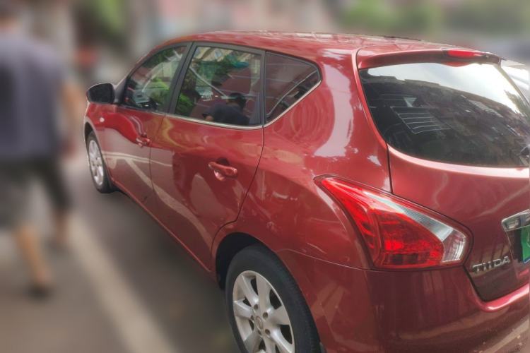 Used Nissan Tiida 2011 1.6L CVT Smart Version Rear Left 45 Deg