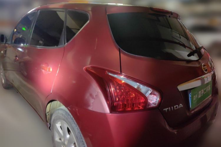 Used Nissan Tiida 2011 1.6L CVT Smart Version Rear Left 45 Deg