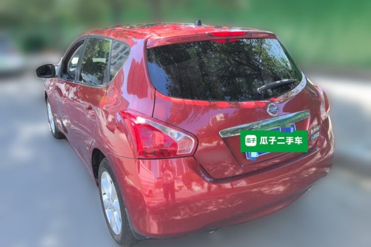 Used Nissan Tiida 2011 1.6L CVT Smart Version Rear Left 45 Deg