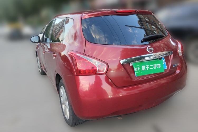 Used Nissan Tiida 2011 1.6L CVT Smart Version Rear Left 45 Deg