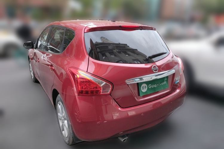 Used Nissan Tiida 2011 1.6L CVT Smart Version Rear Left 45 Deg
