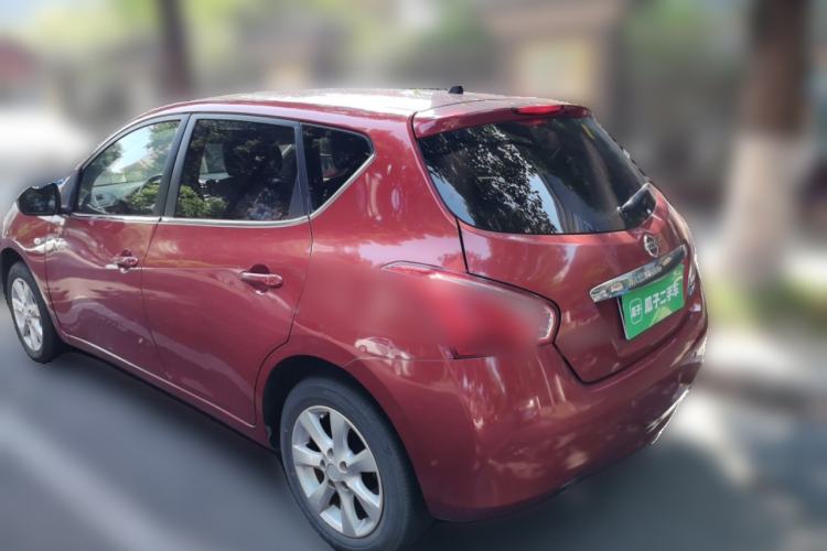 Used Nissan Tiida 2011 1.6L CVT Smart Version Rear Left 45 Deg