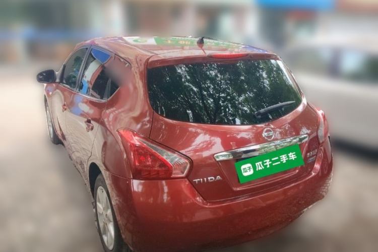 Used Nissan Tiida 2011 1.6L CVT Smart Version Rear Left 45 Deg