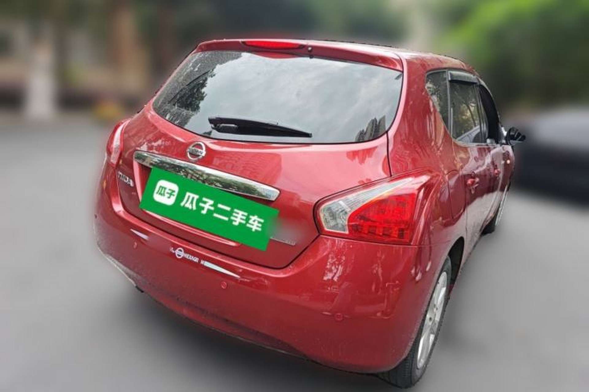 Used Nissan Tiida 2011 1.6L CVT Smart Version Rear Right 45 Deg