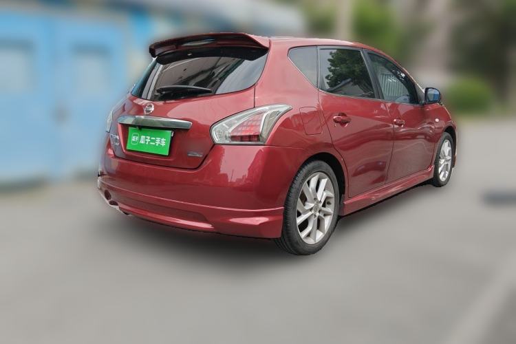 Used Nissan Tiida 2011 1.6T M-CVT Cool Edition Rear Right 45 Deg