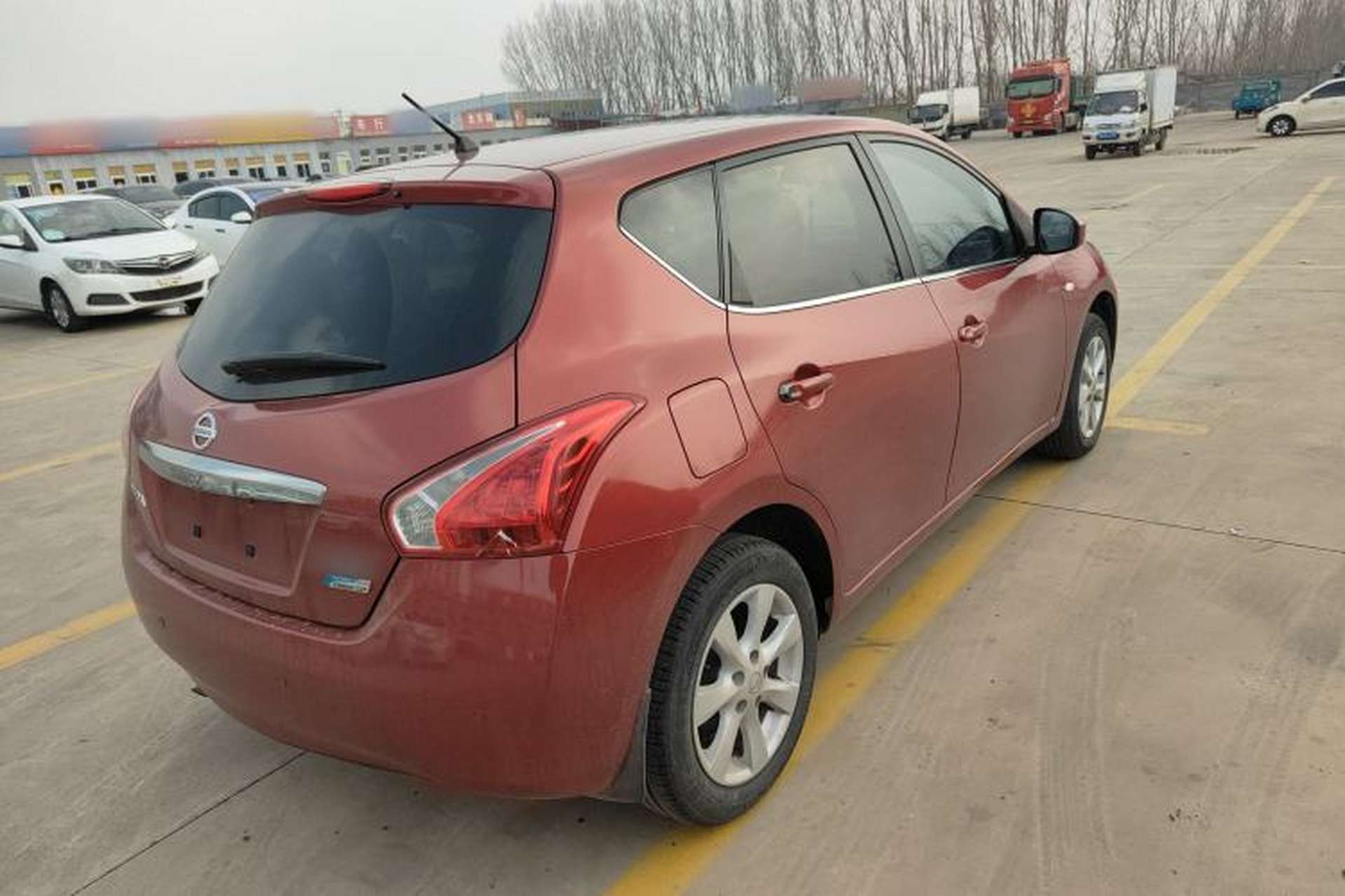 Used Nissan Tiida 2011 1.6L CVT Comfort Model Rear Right 45 Deg