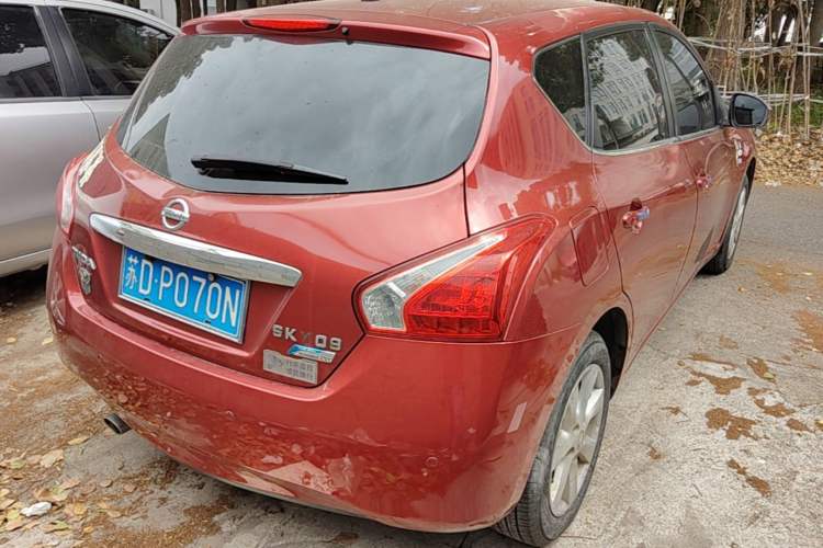 Used Nissan Tiida 2011 1.6L CVT Smart Version Rear Right 45 Deg