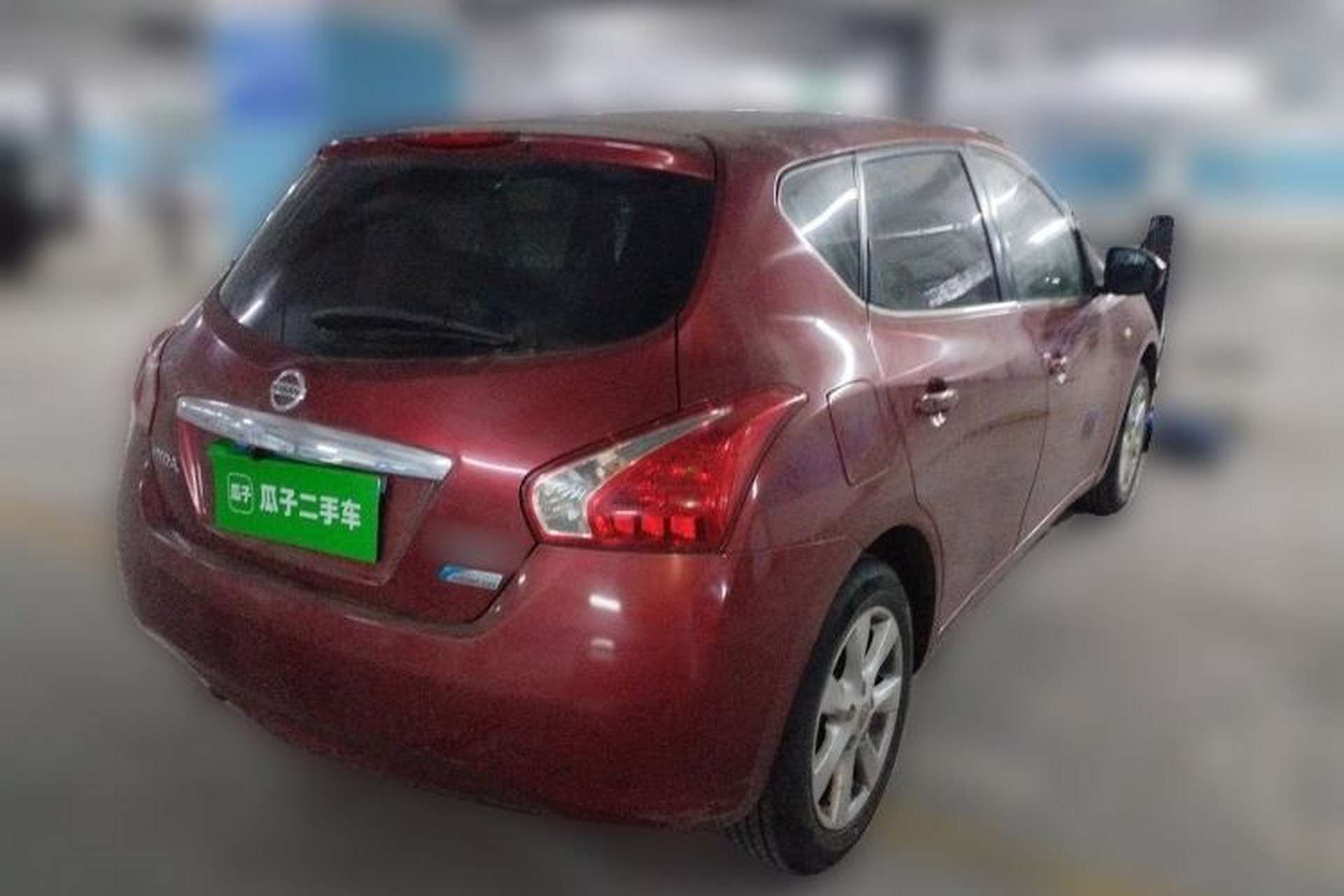 Used Nissan Tiida 2011 1.6L CVT Smart Version Rear Right 45 Deg