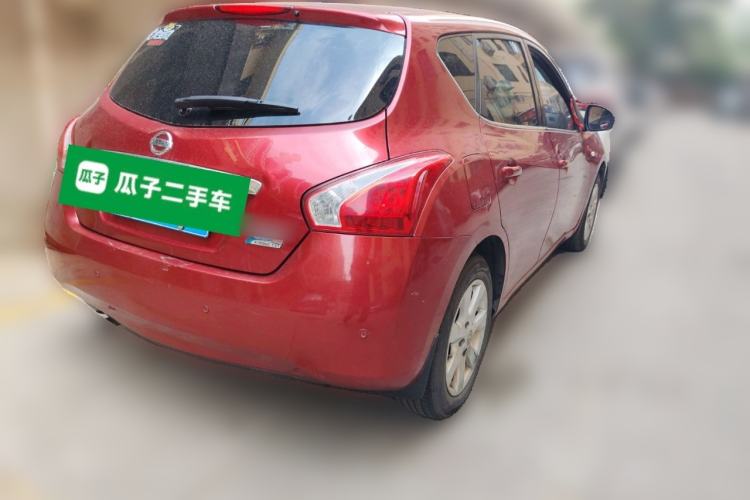 Used Nissan Tiida 2011 1.6L CVT Smart Version Rear Right 45 Deg