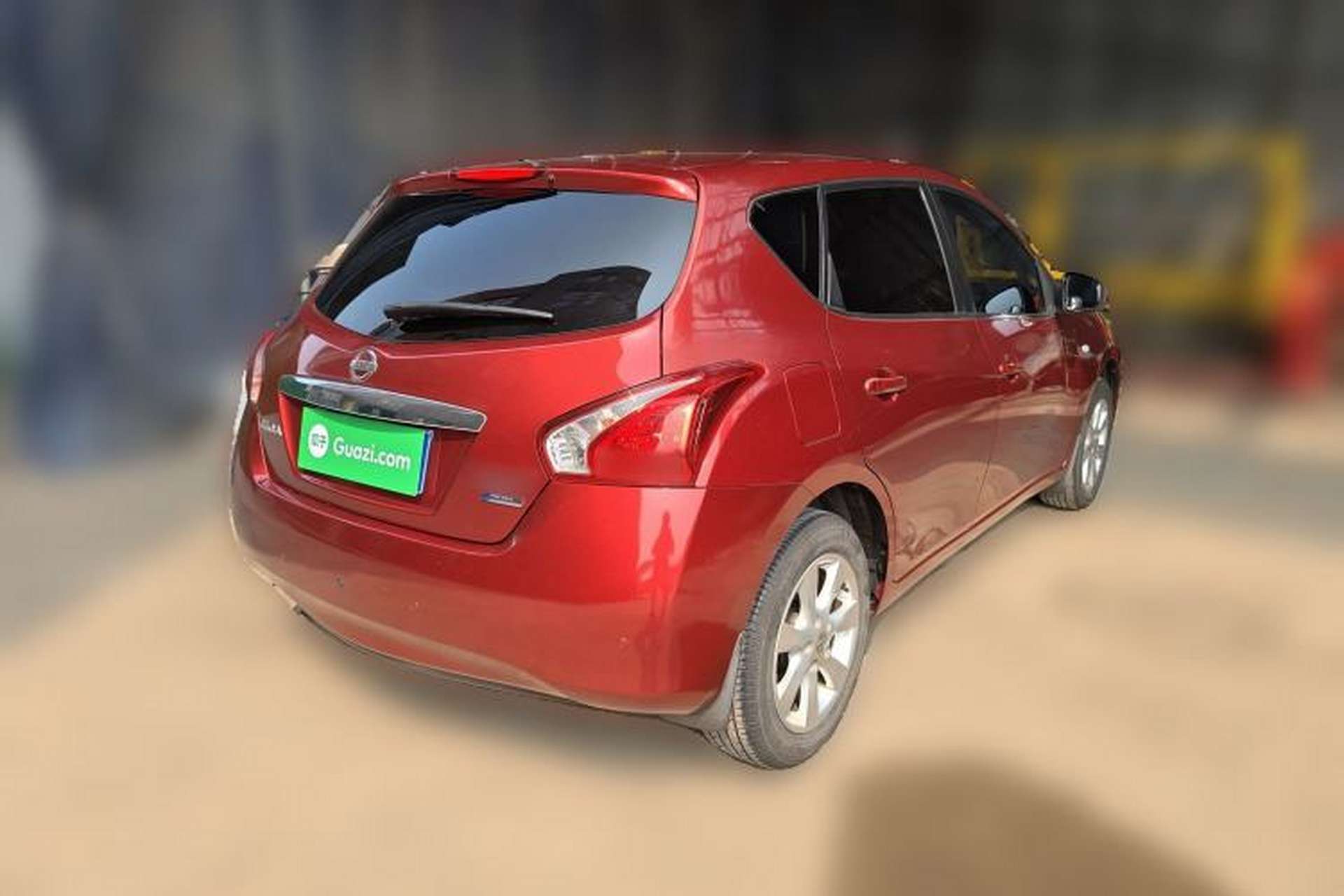 Used Nissan Tiida 2011 1.6L Manual Comfort Edition Rear Right 45 Deg