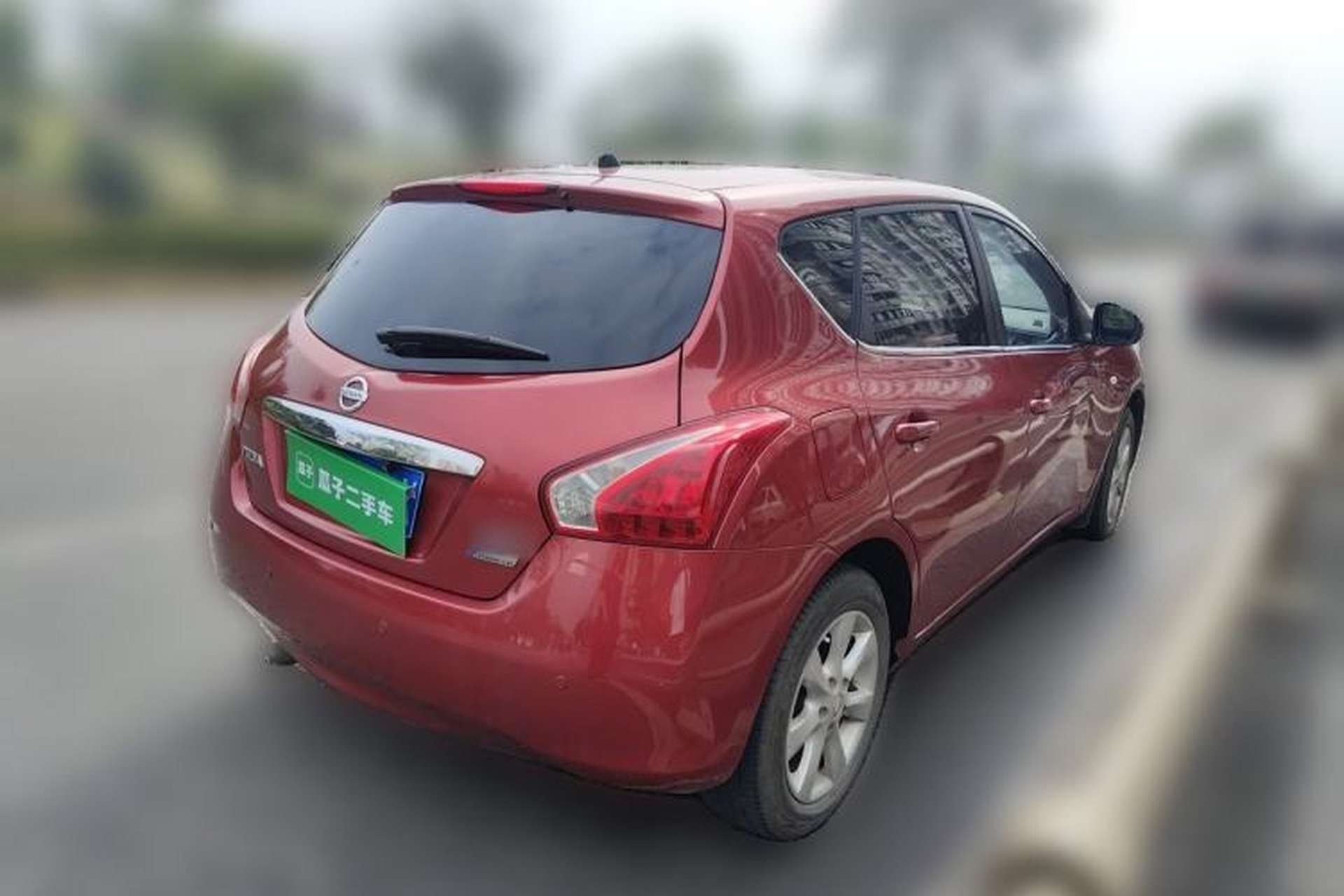 Used Nissan Tiida 2011 1.6L CVT Smart Version Rear Right 45 Deg