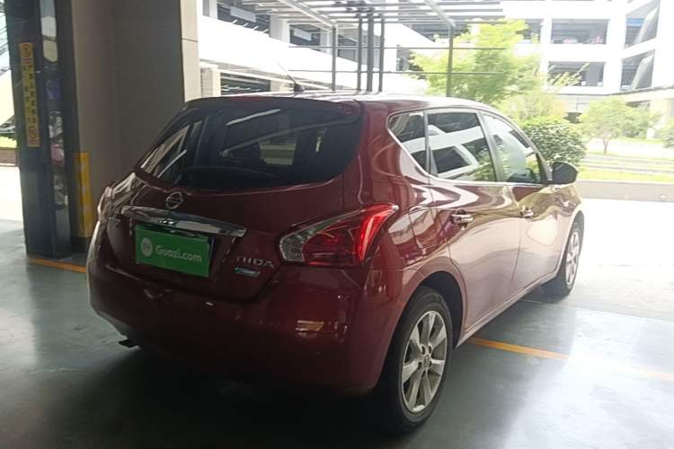 Used Nissan Tiida 2011 1.6L CVT Smart Version Rear Right 45 Deg