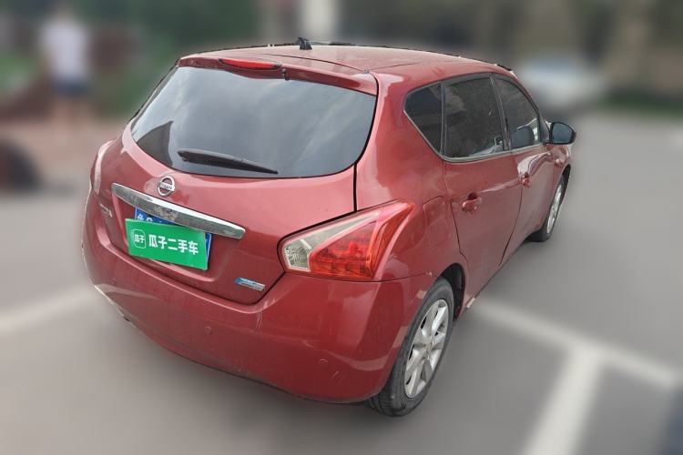 Used Nissan Tiida 2011 1.6L CVT Smart Version Rear Right 45 Deg