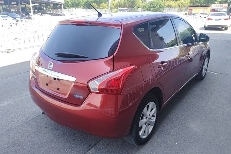 Used Nissan Tiida 2011 1.6L CVT Smart Version Rear Right 45 Deg
