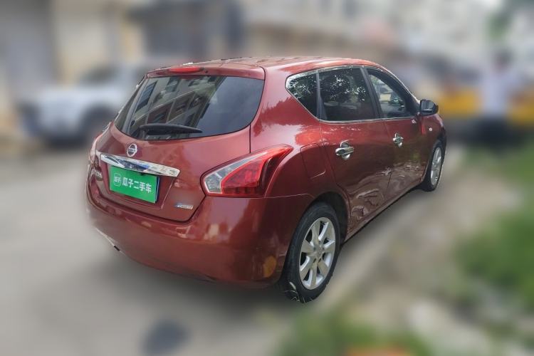 Used Nissan Tiida 2011 1.6L CVT Smart Version Rear Right 45 Deg