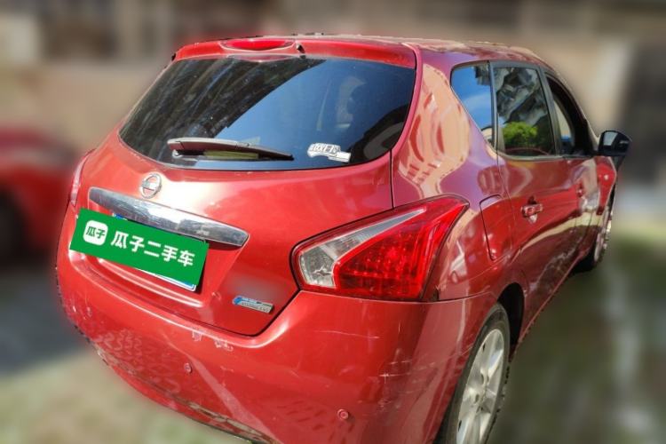 Used Nissan Tiida 2011 1.6L CVT Smart Version Rear Right 45 Deg