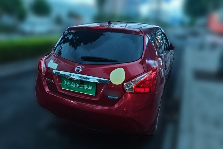 Used Nissan Tiida 2011 1.6L CVT Smart Version Rear Right 45 Deg